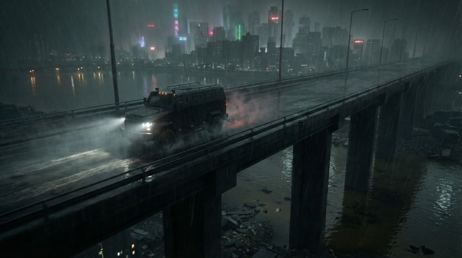 A frame from Wrong Direction